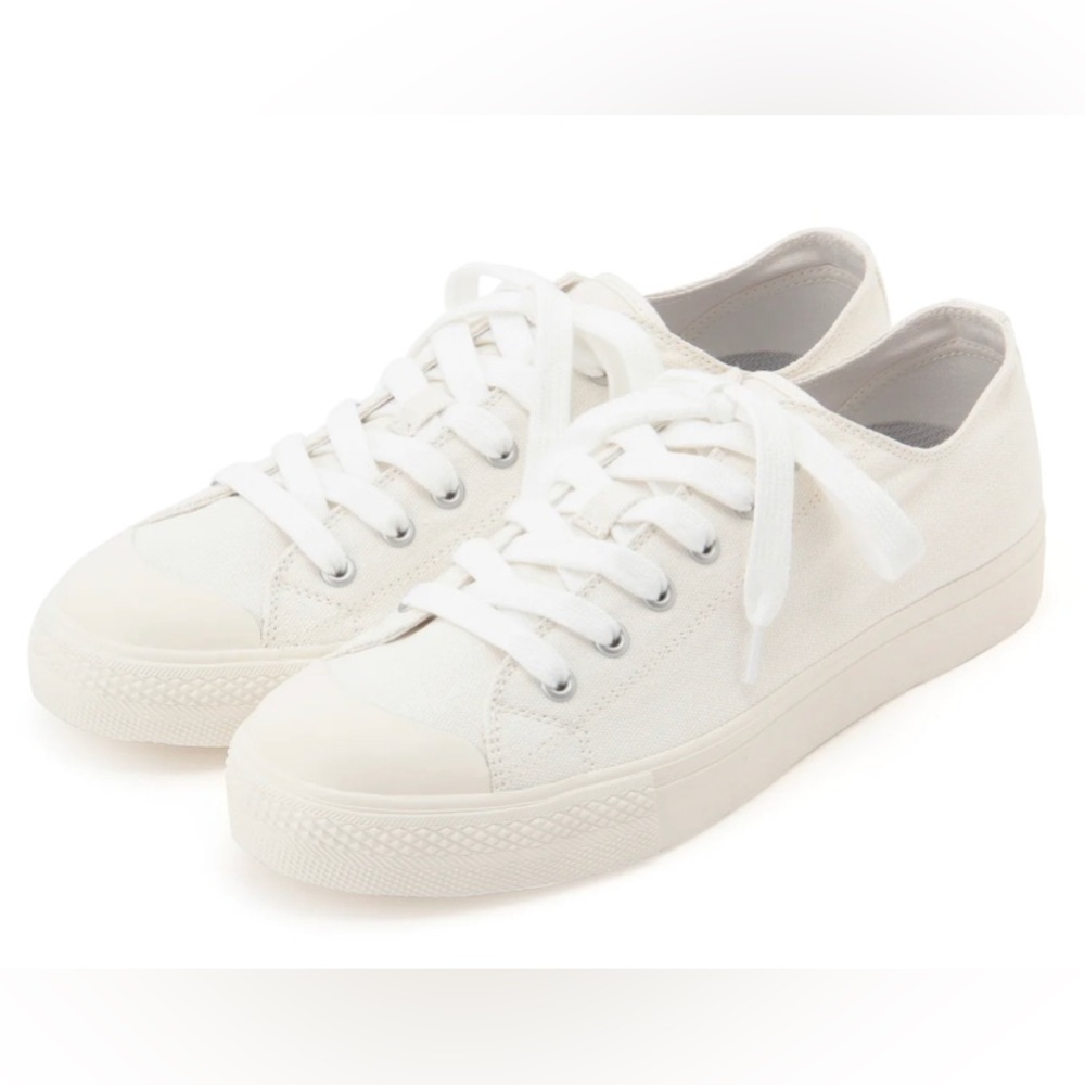 Muji Organic Cotton Comfortable Water Repellent Sneakers, size 6.5/7